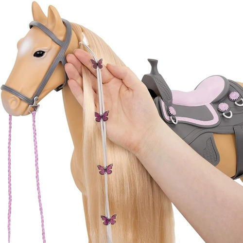 Imagen 7 de 7 de Our Generation Caballo Pelo Largo 50cm Accesorio Muñecas Ed