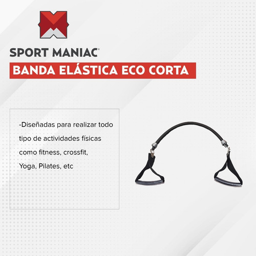 Imagen 3 de 4 de Sol Fitness Banda Corta Latex Elastica Super Reforzada Ultra