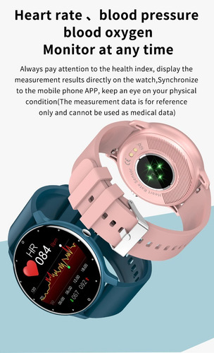 Imagen 3 de 8 de Zl02 Reloj Inteligente Smartwatch Deporte Act Cardiaca