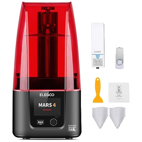 Elegoo Mars 3 Pro 3d Printer, 4k Mono 6.6 Inch Lcd Vbybk