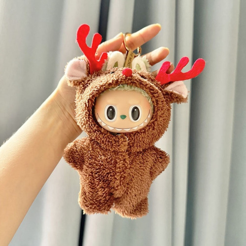 Ct, 2 Peças, Chaveiro Christmas Labubu, Mochila Para Bonecas