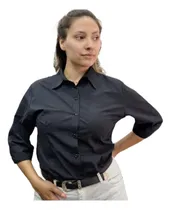 Comprar Camisa Clasica Dama Manga 3\u002F4 Camarera Moza Vestir Uniformes