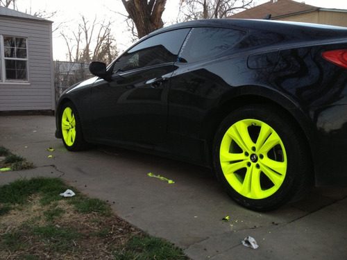 Plasti Car Dip Vinilo Removible Amarillo Fluo