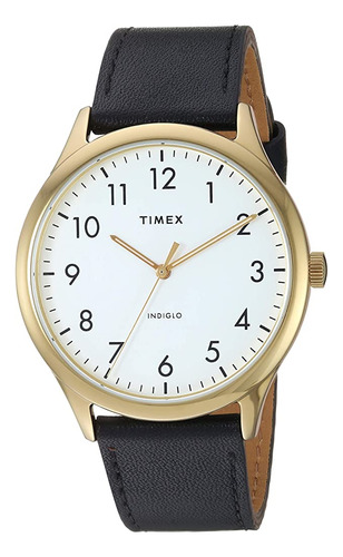 Timex Hombre Tw2t71700 Modern Easy Reader 40mm Negro / Oro /