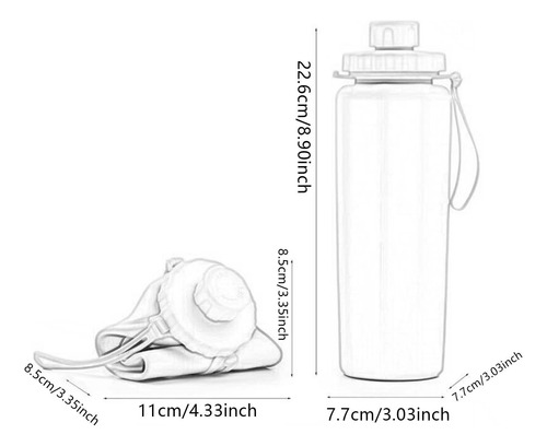 Botella De Agua Botella De Silicona Botella Deportiva