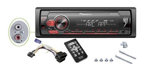 Som automotivo Pioneer MVH S118UI com USB