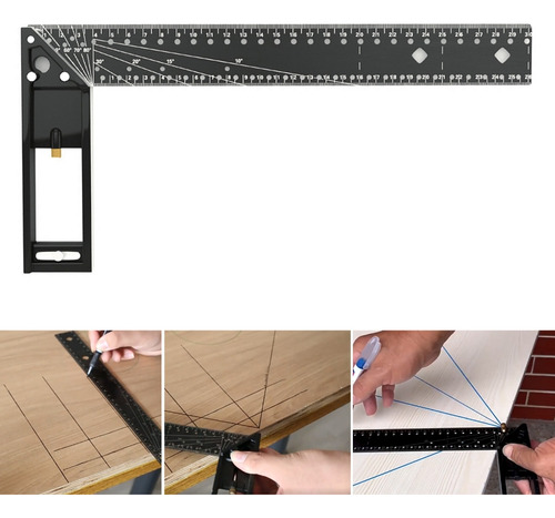 Ferramenta Quadrada (30 Cm), Quadrada Combinada De 12 Polega