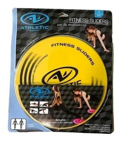Imagen 1 de 2 de Fitness Sliders Deslizadores Athletic Works