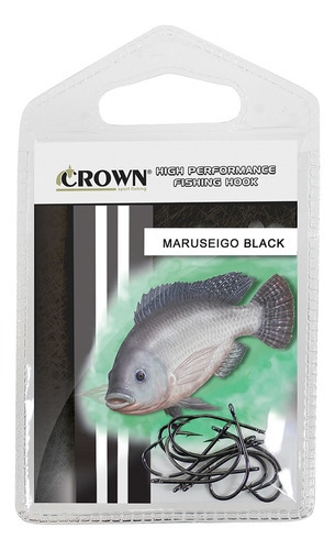 Anzol Crown Maruseigo Black 15 C/10 - Crown