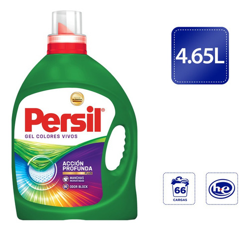 Detergente Líquido Persil Colores Vivos 4.65l
