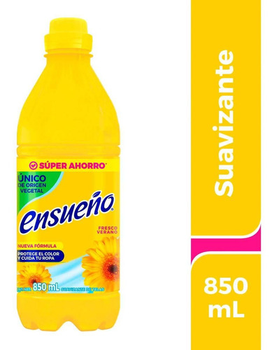 Suavizante De Telas Ensueño Fresco Verano 850ml