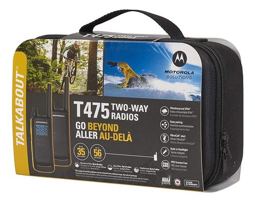 Radios Motorola Walkie Talkie 2 Vias 56 Kms Linterna Led