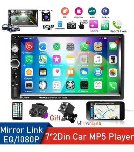 Reproductor Multimedia Din Car 7  Gps Bluetooth