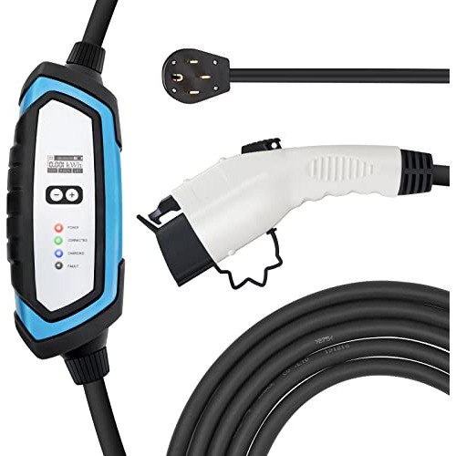 Cargador Ev De Nivel 2 240v 32a 25ft Cable De Carga Ev ...