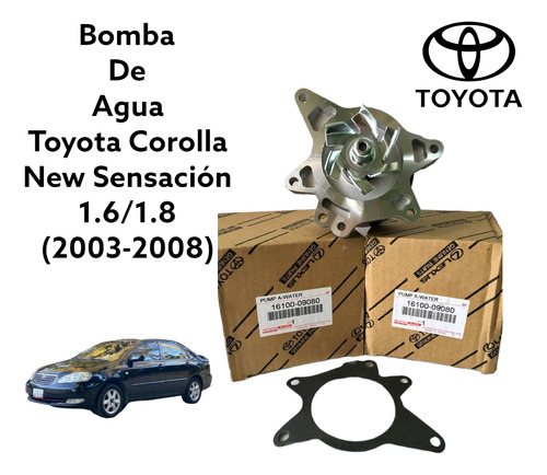 Bomba De Agua Toyota Corolla New Sensación (2003-2008)