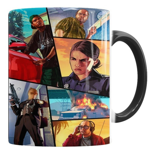 Taza Mágica Gta Cerámica 