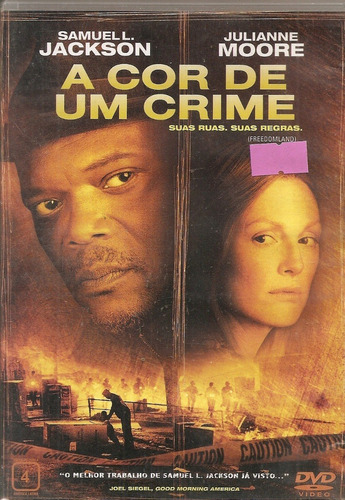 Dvd A Cor De Um Crime ( Freedomland ) - Samuell Jackson - Ju