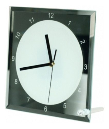 Reloj D Cristal Sublimacion 3d O Plancha Plana 20x20 4 Pack