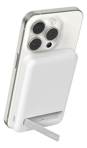 Batería Portátil Magnética 5 000 Mah Con Qi2 Belkin Blanco