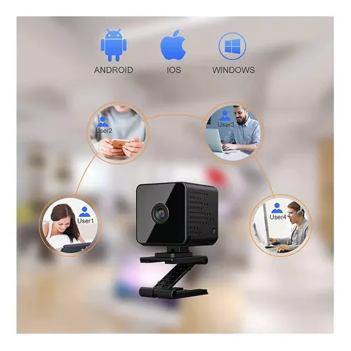 Camara Mini Espia Wifi Alexa Google Home Vision Nocturna Vq9