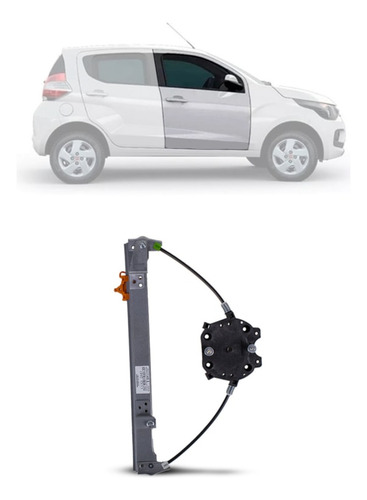 Máquina Vidro Traseira Strada 2020 2021 2022 2023 2024 Ld