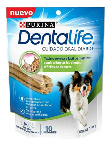 Dentalife Small/medium Perros 2 Paquetes De 198 Gr C/u 