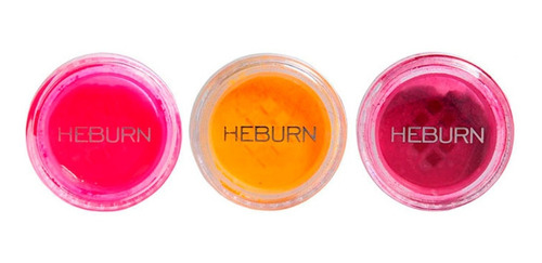 Heburn Kit X3 Rubor Pigmentado Maquillaje Profesional Cod341