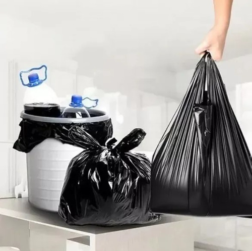 Imagen 3 de 10 de Bolsas Plásticas Tipo Camiseta - 50x60 - 100 Unidades.