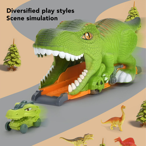 Juguetes De Dinosaurios, Vías De Tren, Pista De Carreras, Es