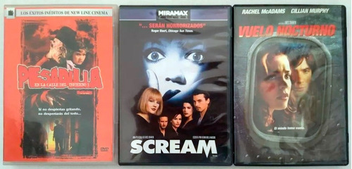 Wes Craven Dvd Pesadilla Calle Infierno Scream Vuelo Nocturn