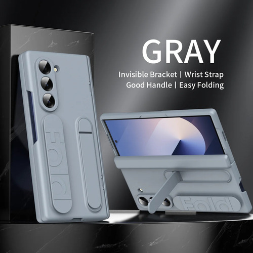 Funda De Teléfono Para Samsung Z Fold 6, 5, 4, 3, Eje, Bisagra, Soporte, Soporte, Película Protectora Zfold4, Todo Incluido, Anticaída
