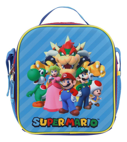 Lonchera Chenson Rojo Mario Bros Squat