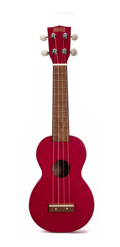 Ukelele Soprano Mahalo Mk1 Rojo Con Funda