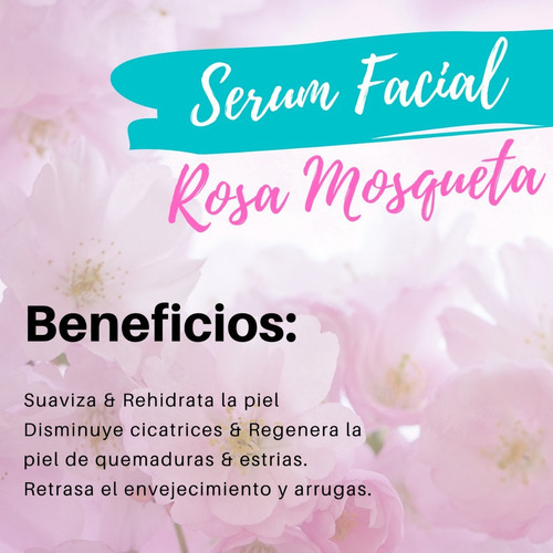 4 Serum Faciales De Rosa Mosqueta 7.5ml Antiage Tipo De Piel Normal