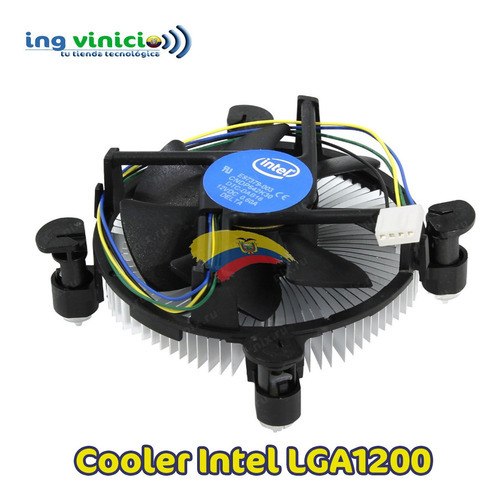 Imagen 1 de 7 de Cooler Ventilador Intel Socket 1200 Corei3 Corei5 Corei7 