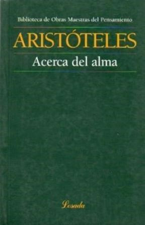 Acerca Del Alma De Aristoteles