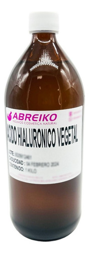 Acido Hialuronico Vegetal Liquido (uso Cosmetico) 1 Kilo Tipo De Piel Universal
