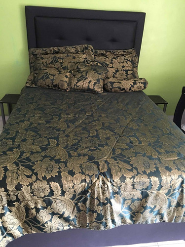 Edredón Cobertor Para Cama Matrimonial 7 Piezas Importado