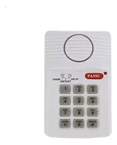 Comprar Alarma De Puerta Con Teclado Sensor Sirena Boton Panico