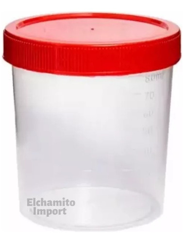 Frascos Estériles Orina Tapa Rosca 100ml