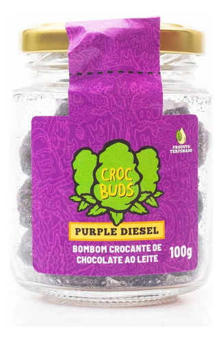 Pote De Chocolate Artesanal Crocbuds 100g