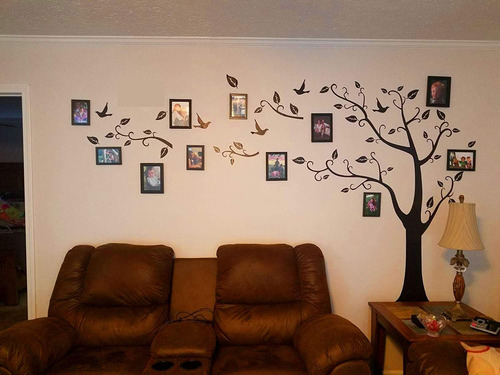 Adhesivo Decorativo Para Pared  Diseño De Arbol Familiar  