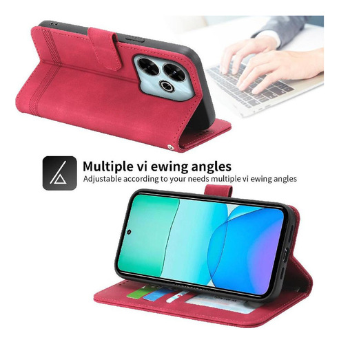 Funda Abatible For Xiaomi Redmi Note 13r 4g Pulsera Premium
