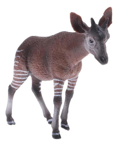 Juguete De Acción Okapi Animal De Fauna Figurilla Niños