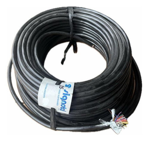 Cable Telefónico Subterráneo 25 Pares Malla Aluminio 50 Mts