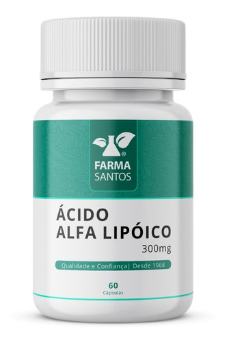 Ác. Alfa-lipóico 300mg 60 Cápsulas