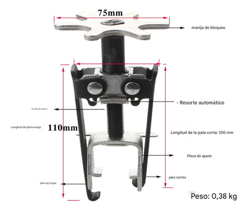 Compresor Extractor Resorte De Valvula Culata Profesional