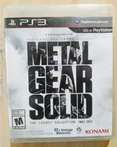 Comprar Metal Gear Solid The Legacy Collection Ps3 Fisico Original