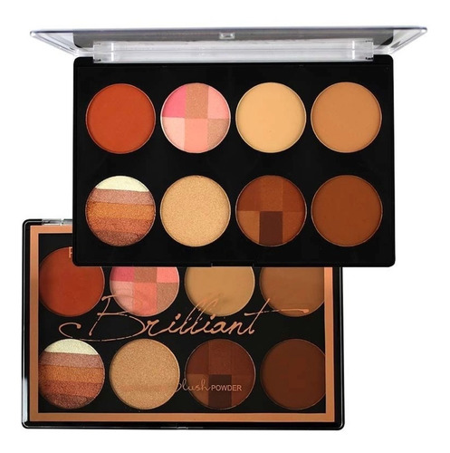 Imagem 1 de 8 de Highlighter Blush Powder Brilliant Ruby Rose Hb-7231