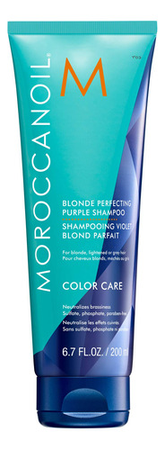 Moroccanoil Blonde Perfecting - Champú Morado, 6.7 Onzas L.